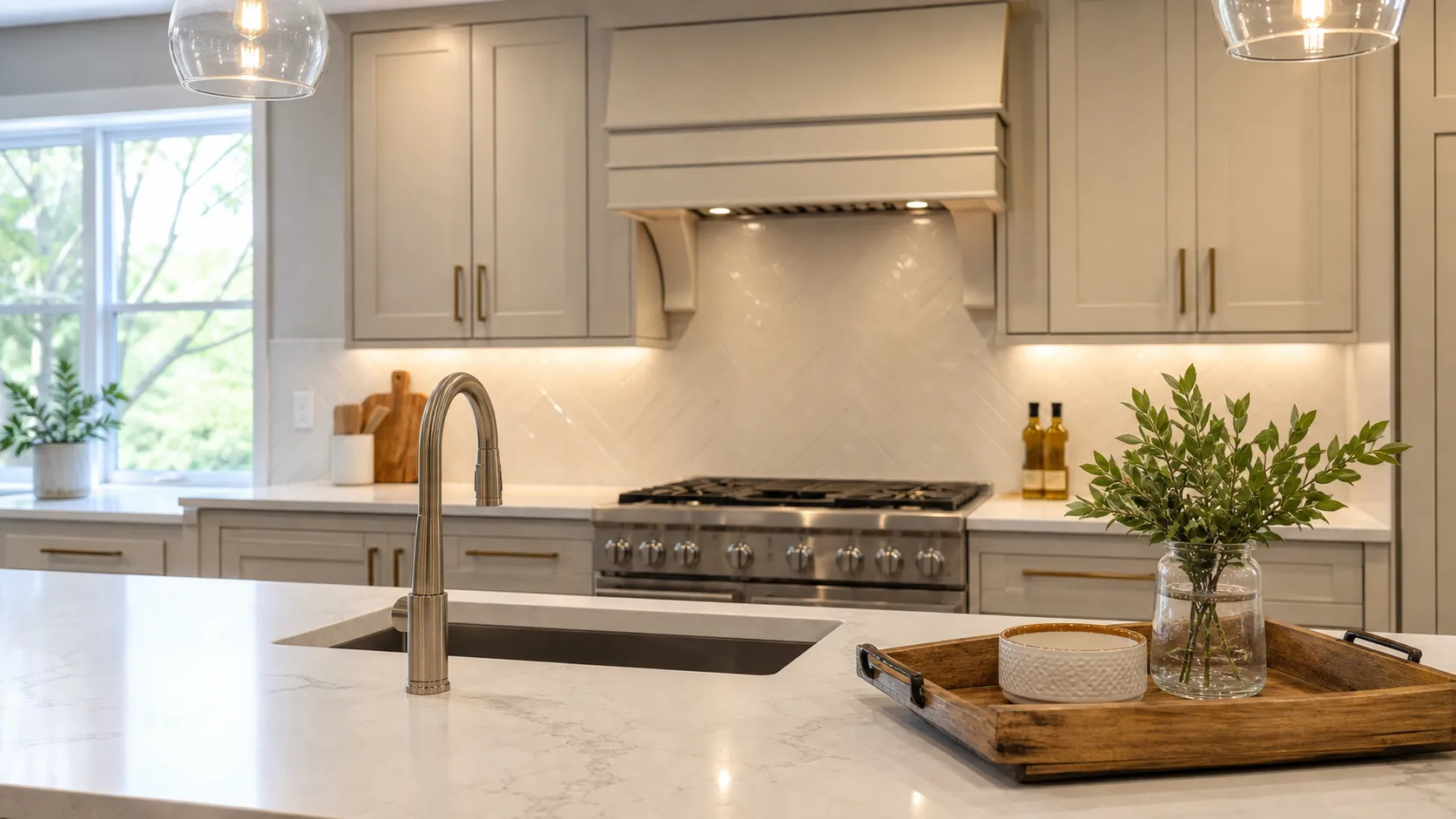 Modern Open Concept Kitchen detail 3